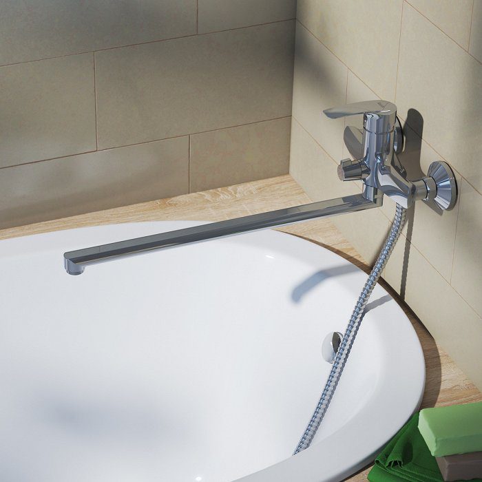 Смеситель для ванны Рэй, IDDIS,RAYSBL2i10WA