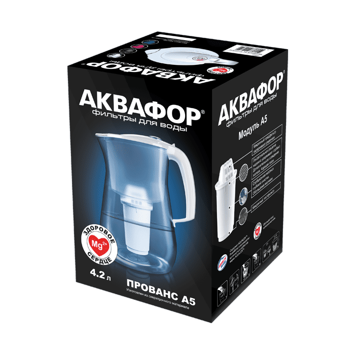 Кувшин Аквафор Прованс (вишнёвый)