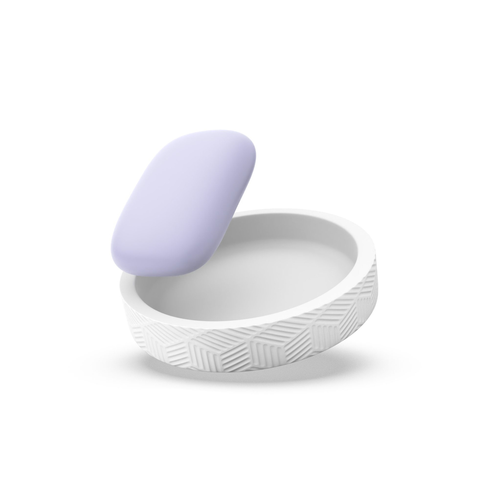 Мыльница настольная DELICATE WHITE полирезина FOR-DLW036