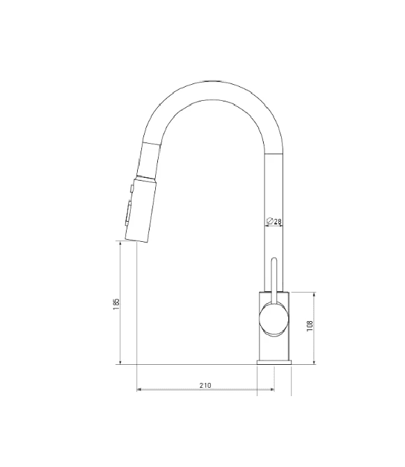 Смеситель для кухни нерж. сталь TOK-AIS-1023SS TOKITO_3