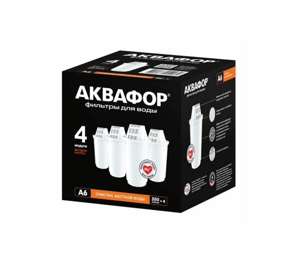 Комплект модулей сменных фильтрующих Аквафор А6 (4 шт)