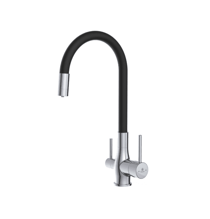 Смеситель для кухни гибкий излив с подключением к фильтру Diadonna D49-19027