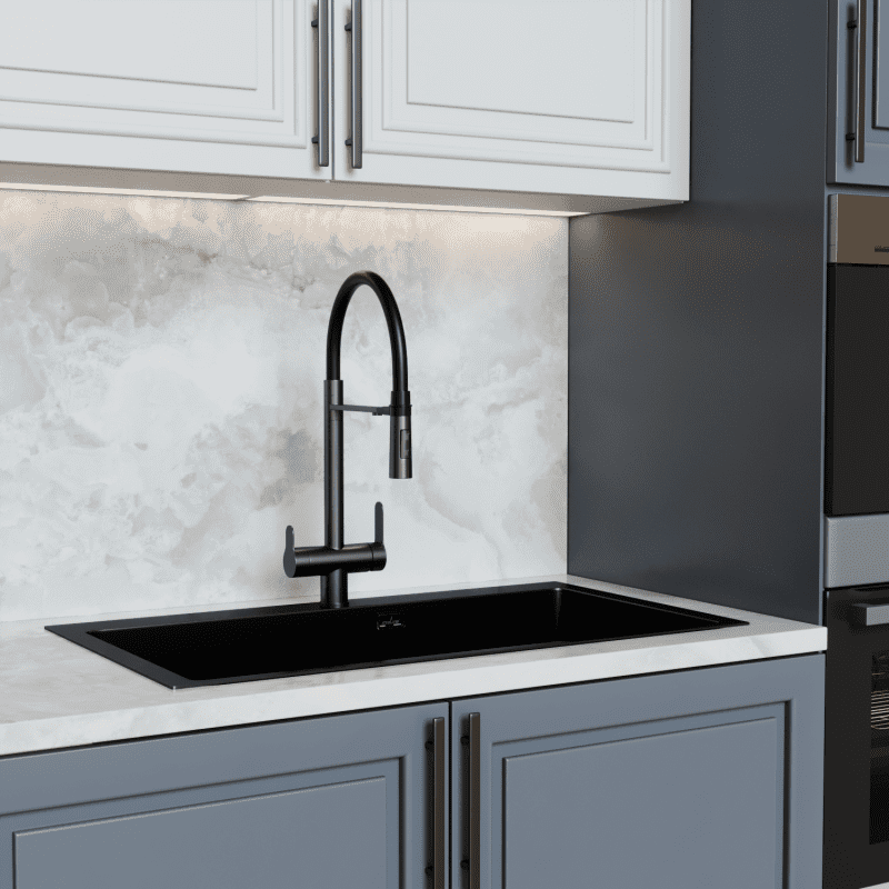 Смеситель для кухни Черный графит MLSS-0401BL._2