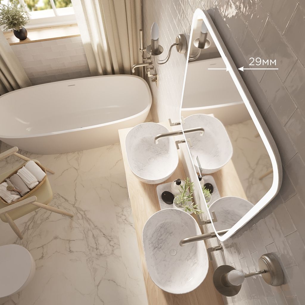 Зеркало МиксЛайн Стив-6 800-680 (ШВ) 548630_3